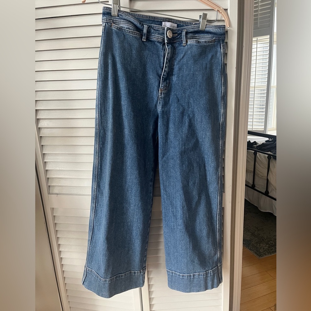 LOFT Wide Leg Sailor Jeans